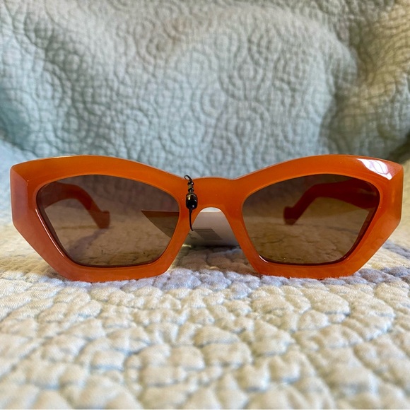 Loewe Accessories - NWT Loewe Hexagon Frame Acetate Sunglasses in Orange